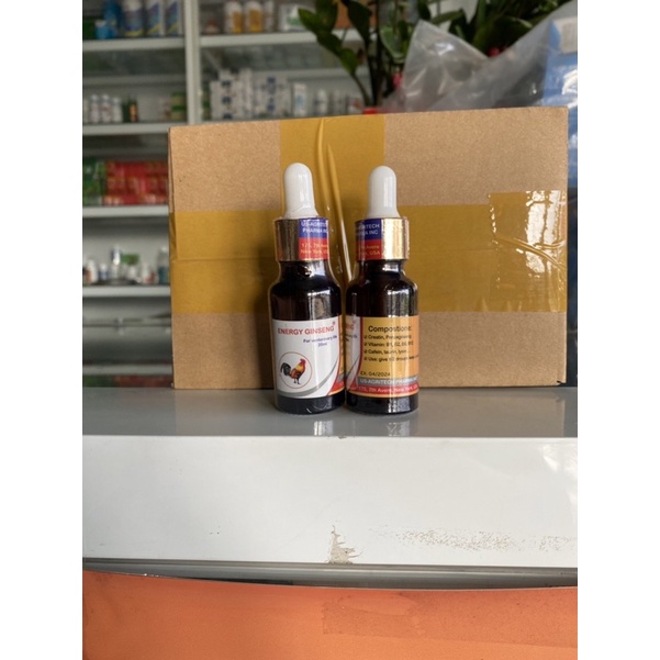 ENERGY GINSENG lọ 20ml dinh dưỡng cho gà