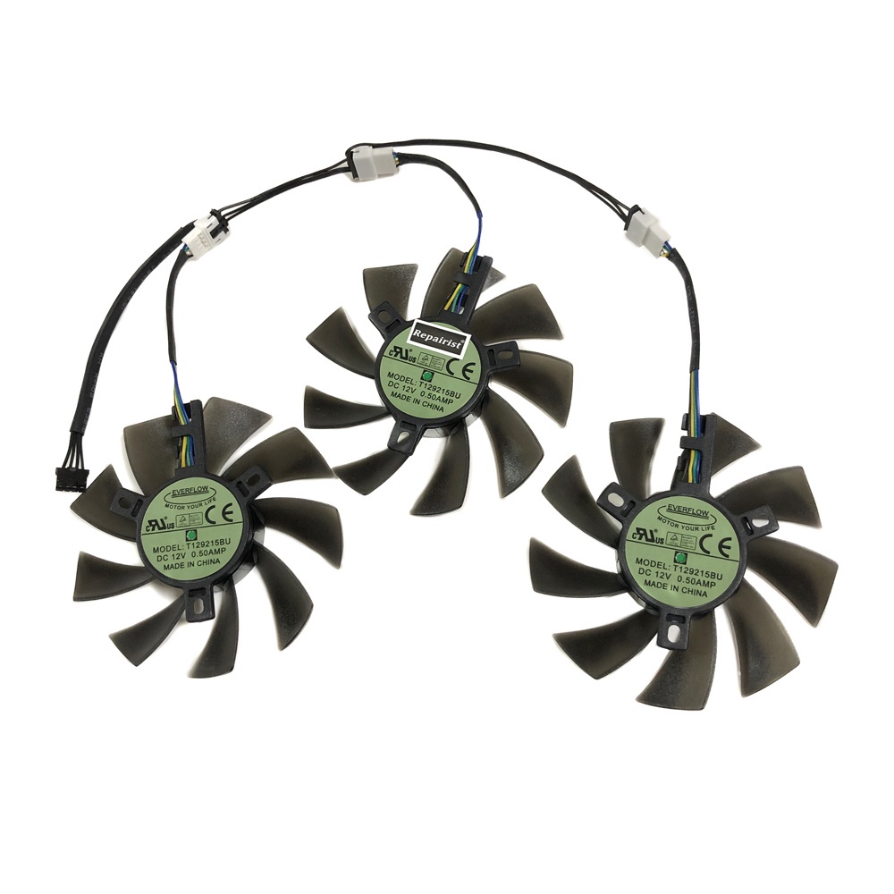 Bộ 3 Món Tự Làm Trang Sức Tiện Lợi129215Quạt Tản Nhiệt Đồ Họa GPU VGA Cho Powercolor RX 5700 XT Red Devil 8GB GDDR6