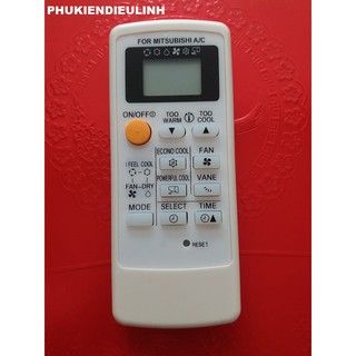 ĐIỀU KHIỂN ĐIỀU HÒA MITSUBISHI ELECTRIC MẶT ĐEN