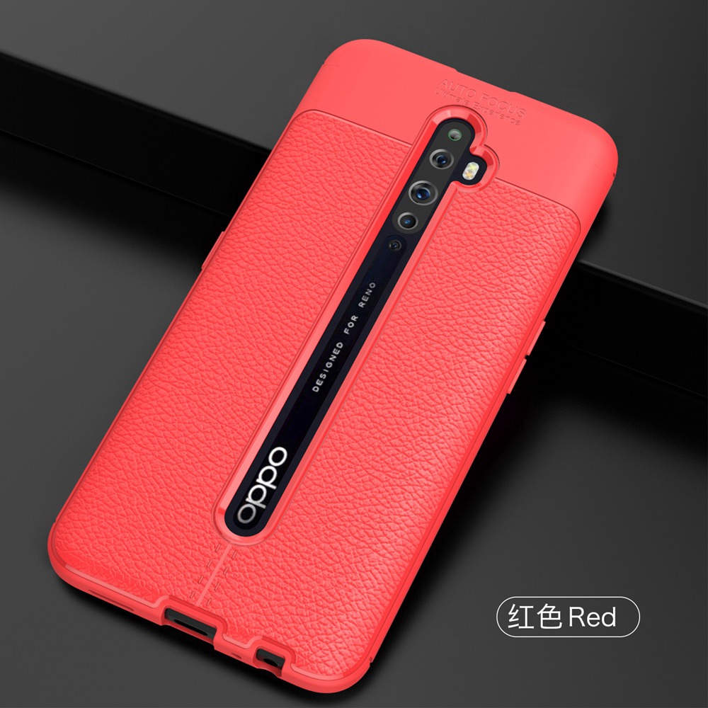 Ốp điện thoại silicone TPU mềm chống sốc bề mặt sần cho Oppo Reno 2Z / 2F Reno2 Z F