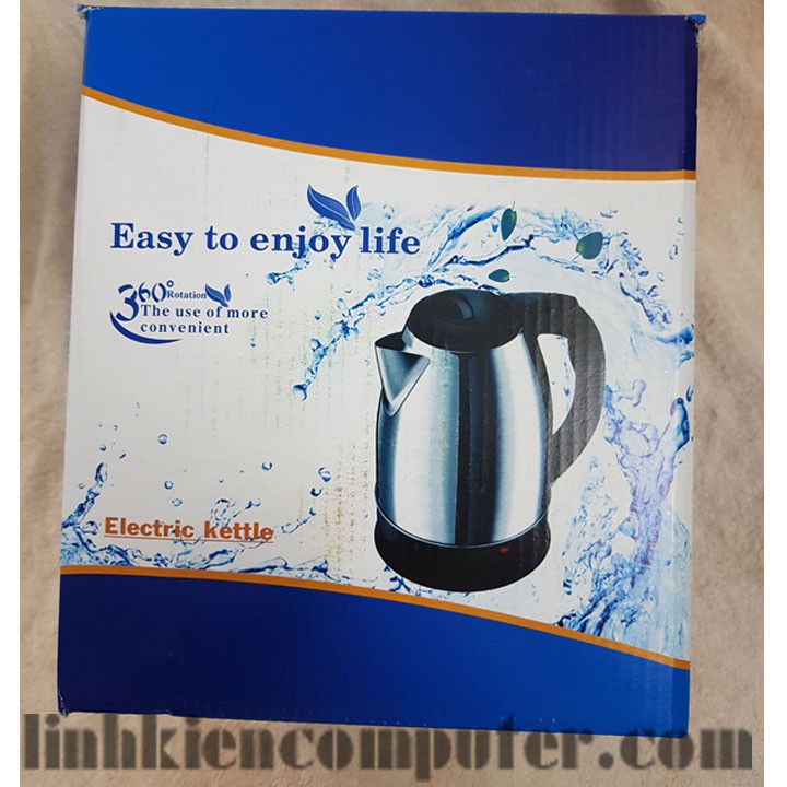 Ấm đun siêu tốc Electric Kettle 1.8 lít giá rẻ cho mọi nhà - Bình đun siêu tốc