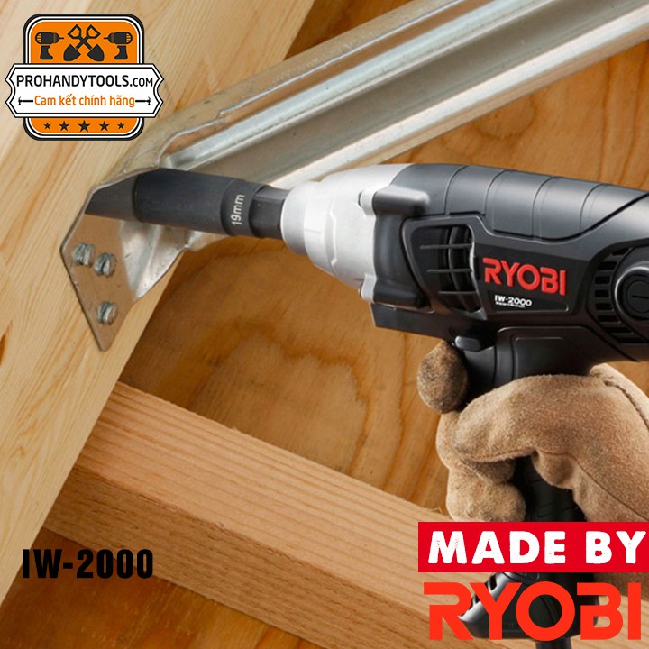 Máy Siết Bulon Cầm Tay  Ryobi IW-2000 320W (Dùng Điện)