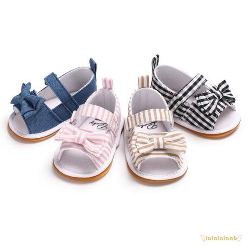 Giày Sandal Mềm Xinh Xắn Cho Bé Từ 0-18 Tháng Tuổi