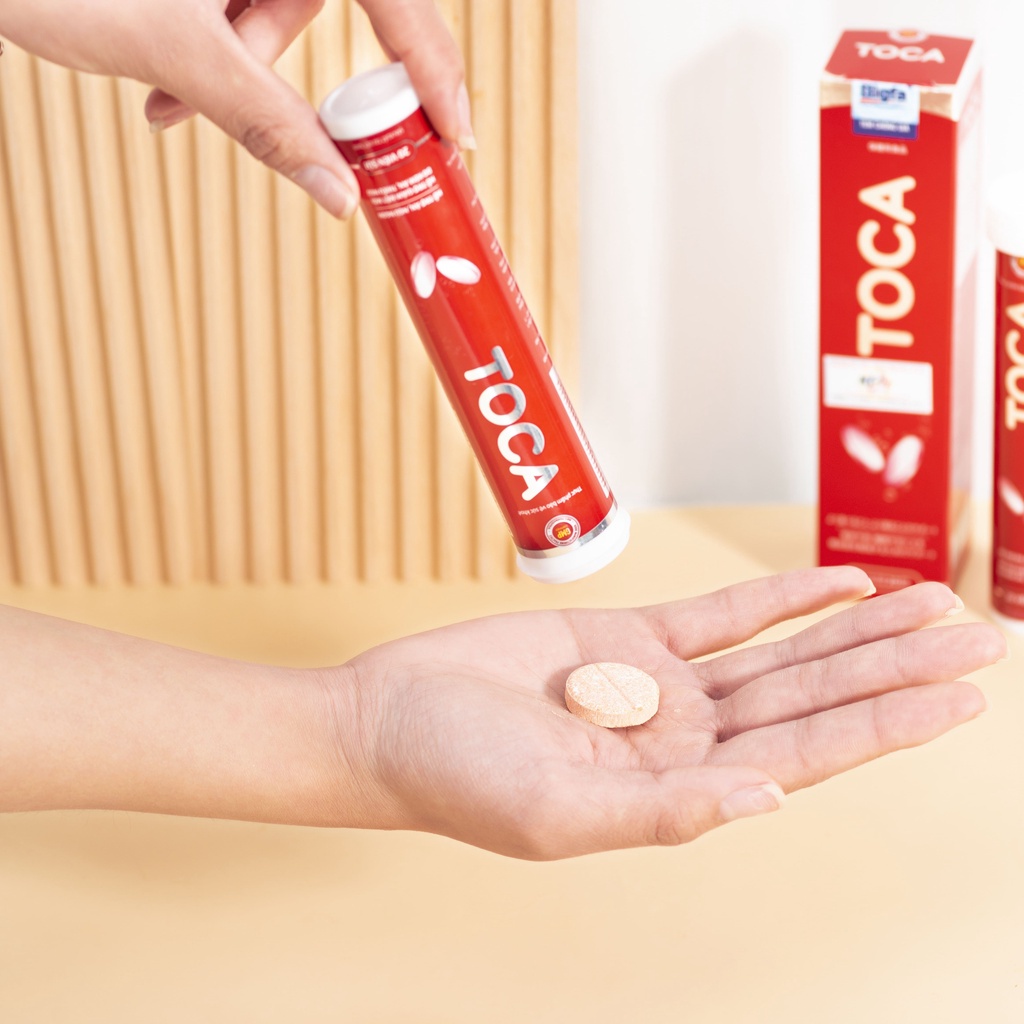 ✅ Viên Sủi Tăng Cân TOCA 3 Tem ✅ Tăng cân ăn ngon ngủ ngon tăng cường sức đề kháng tiêu hóa tốt giảm mệt mỏi