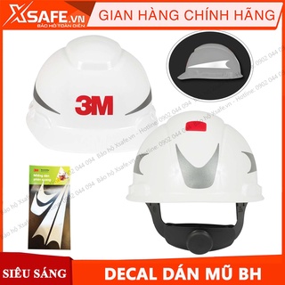 Decal phản quang 3M dán mũ bảo hộ, nón bảo hiểm, siêu sáng, tăng an toàn khi chạy xe, lao động ban đêm