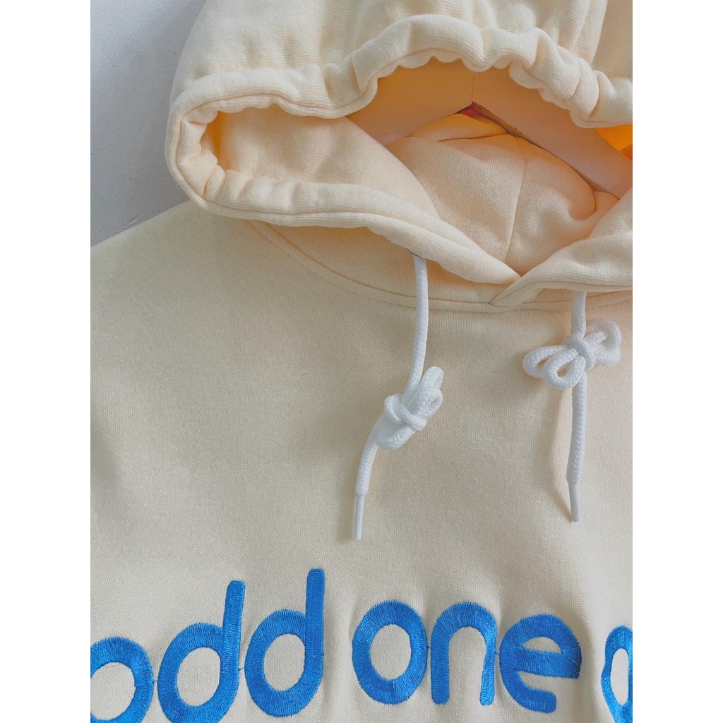 Áo Khoác Hoodie Nỉ Có Mũ Form Rộng Hàn Quốc Màu Kem Unisex Nam Nữ Ulzzang - Gin Store