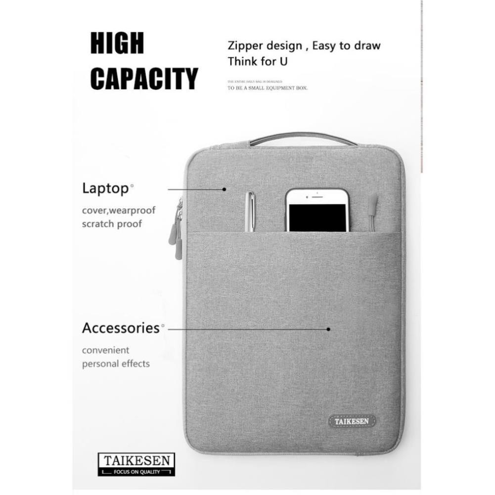 Túi chống sốc tay cầm TAIKESEN cho Macbook/Laptop - ĐỦ SIZE/ ĐỦ MÀU