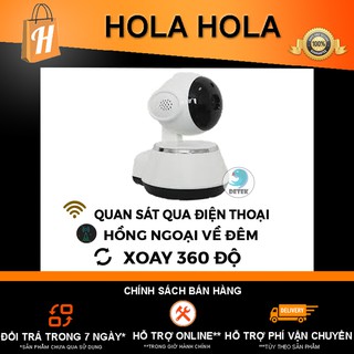 Camera IP V380 quan sát qua điện thoại xoay 270 độ cảnh báo chuyển động, có hồng ngoại quay ban đêm