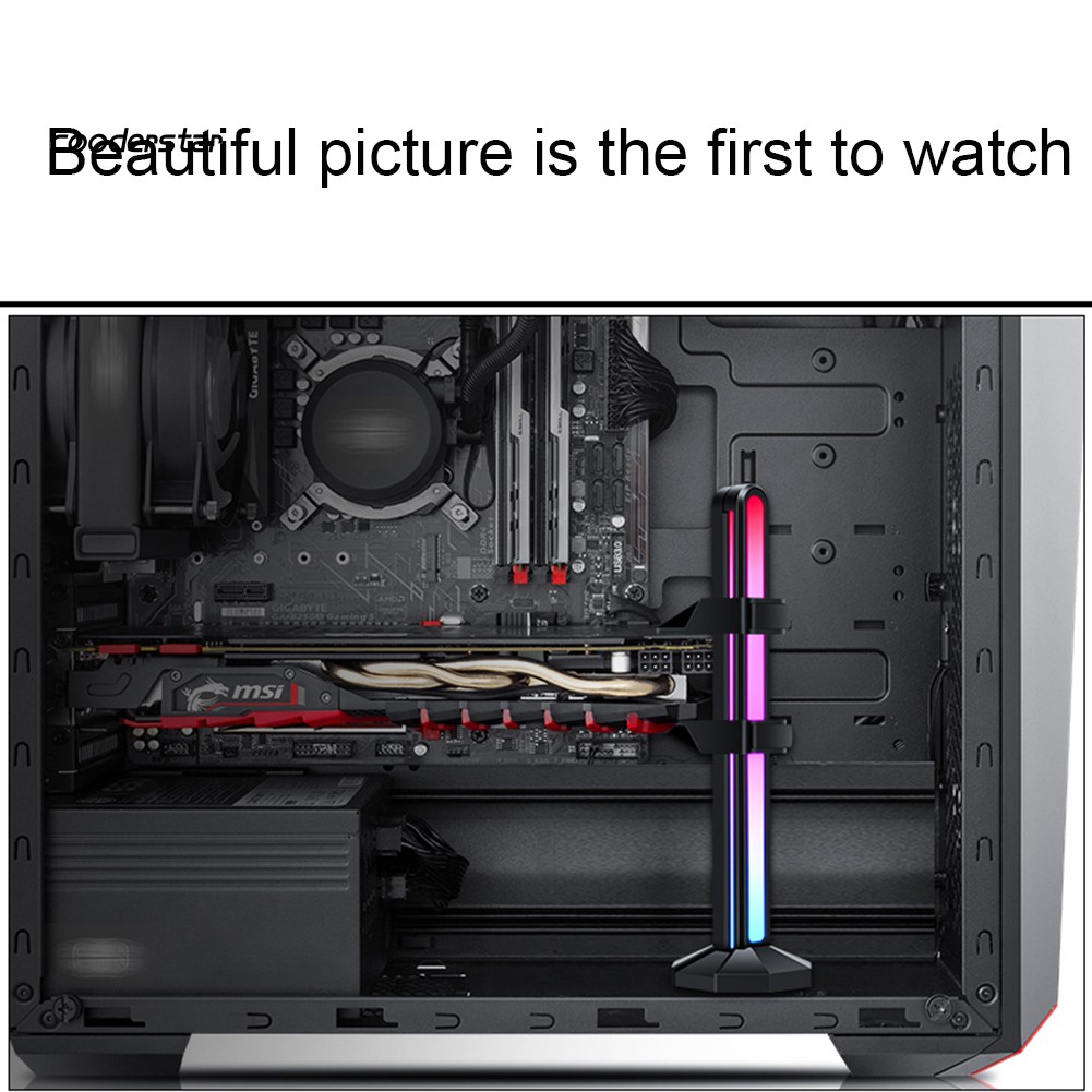 Giá đỡ thẻ đồ họa/tai nghe dạng đứng chuyên dụng WDP 5V 3 CHÂN ARGB