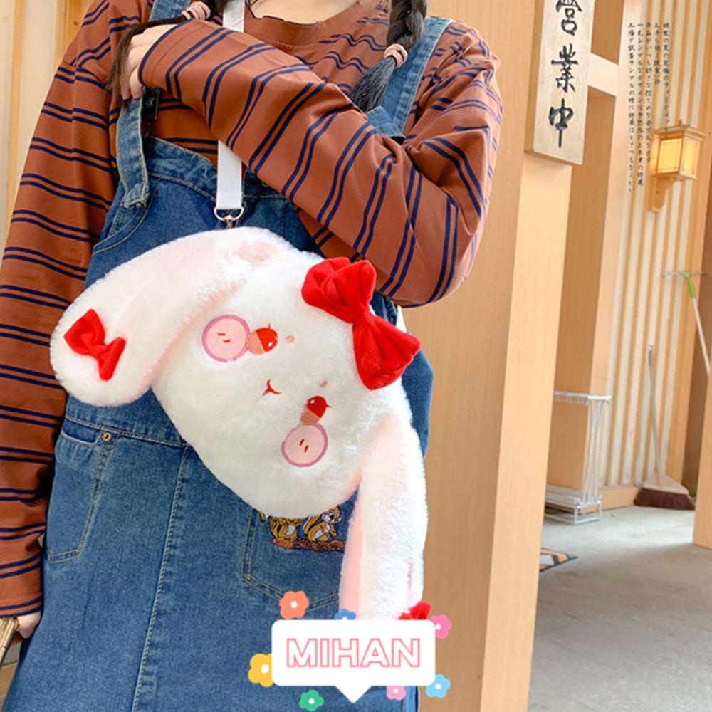 Túi Đeo Vai Hình Thỏ Và Dâu Tây Dễ Thương MIHAN1