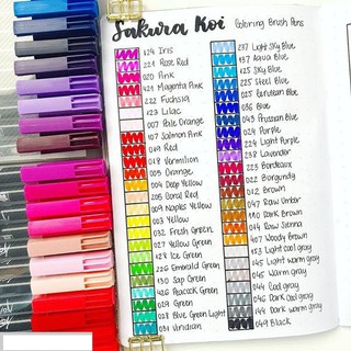 BÚT CỌ SAKURA KOI COLORING BRUSH PEN ( P3)