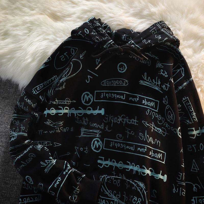 Áo Hoodie Dài Tay In Chữ Thời Trang Nữ Tính