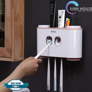 Bộ Nhả Kem Đánh Răng Cao Cấp ECOCO 4 cốc