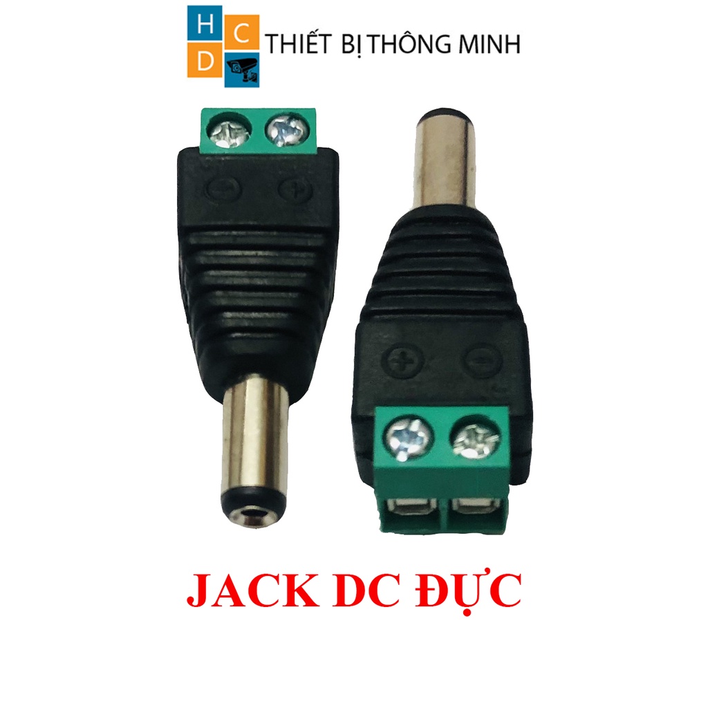 Jack DC đực vặn vít, jack nguồn camera và các thiết bị điện