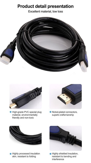 Dây Cáp Hdmi 4k Hdmi Hd Tv 3d