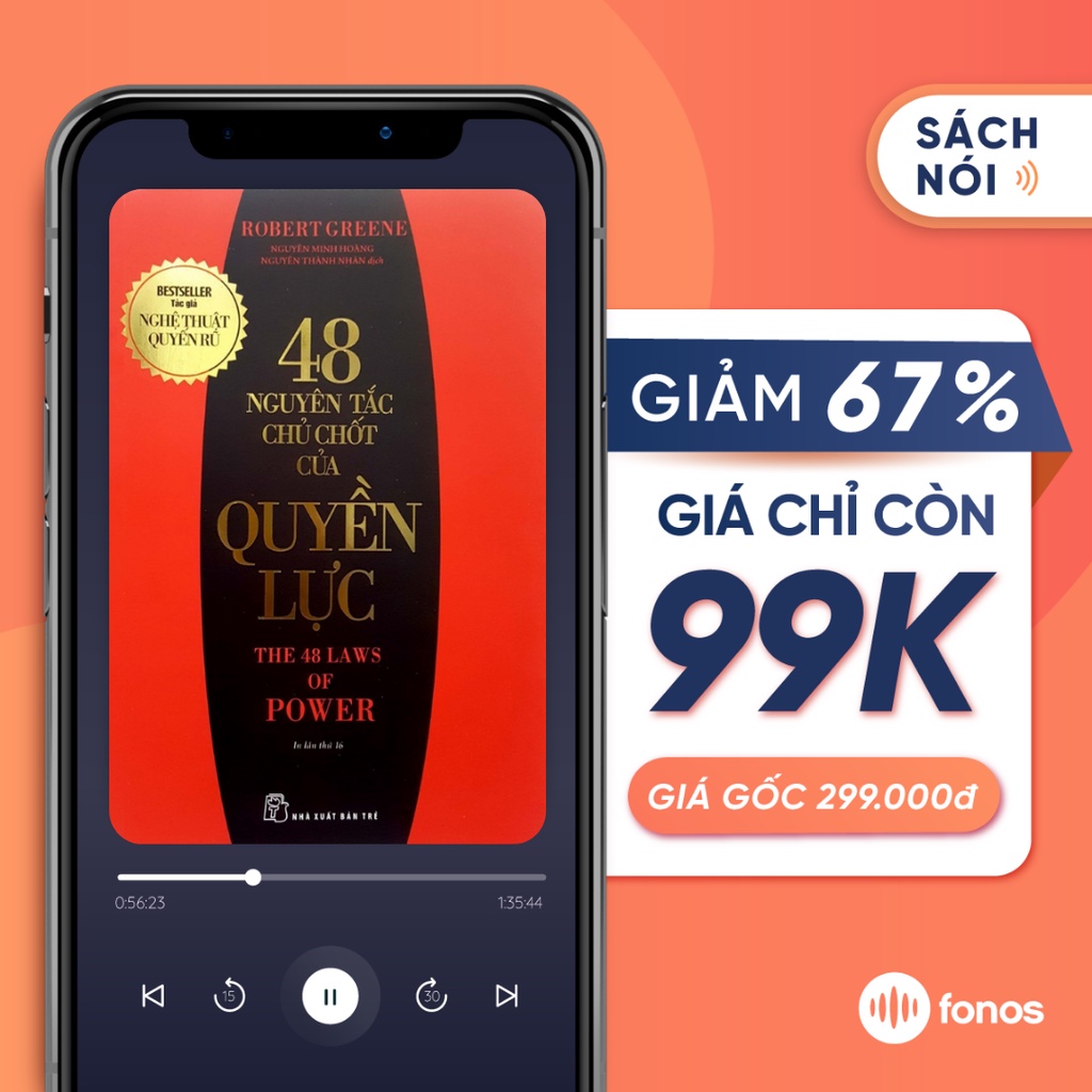 Toàn quốc -  Sách nói: 48 Nguyên Tắc Chủ Chốt Của Quyền Lực