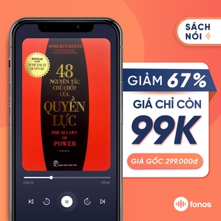Toàn quốc - [EVoucher] Sách nói: 48 Nguyên Tắc Chủ Chốt Của Quyền Lực