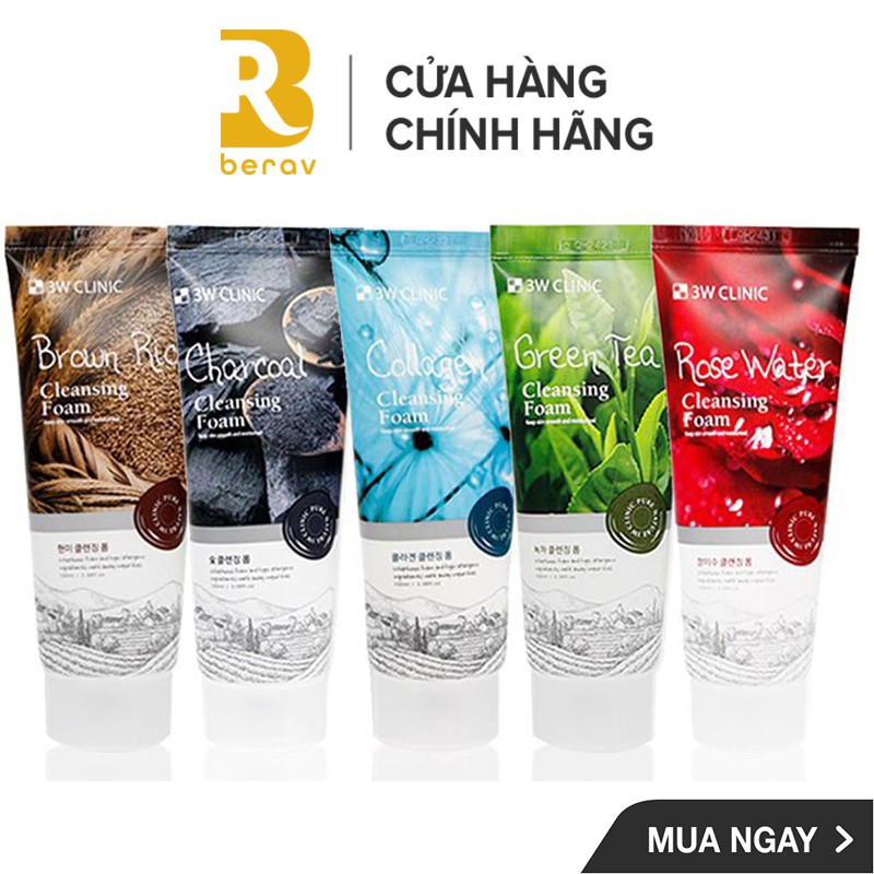 Sữa Rửa Mặt Làm Sạch & Cấp Ẩm 3W Clinic 100ml | BigBuy360 - bigbuy360.vn