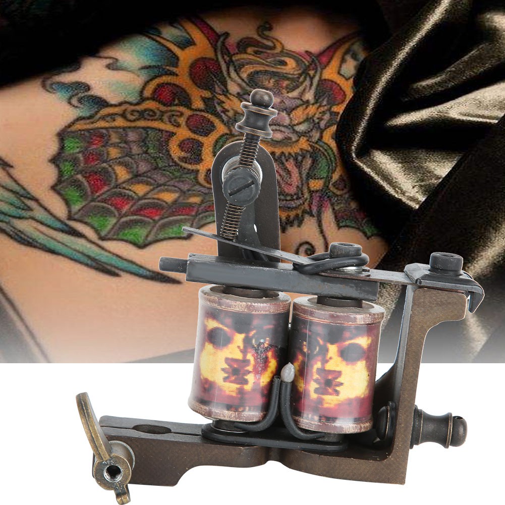 Professional Pure Copper Coil Tattoo Machine Liner Shader Beauty Body Tattoo Device