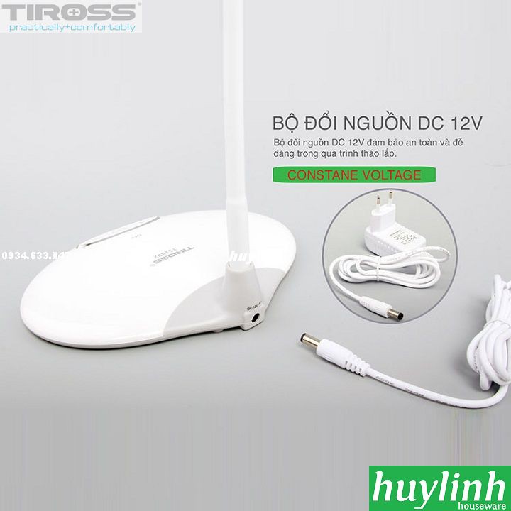 Freeship Đèn bàn LED chống cận Tiross TS1802