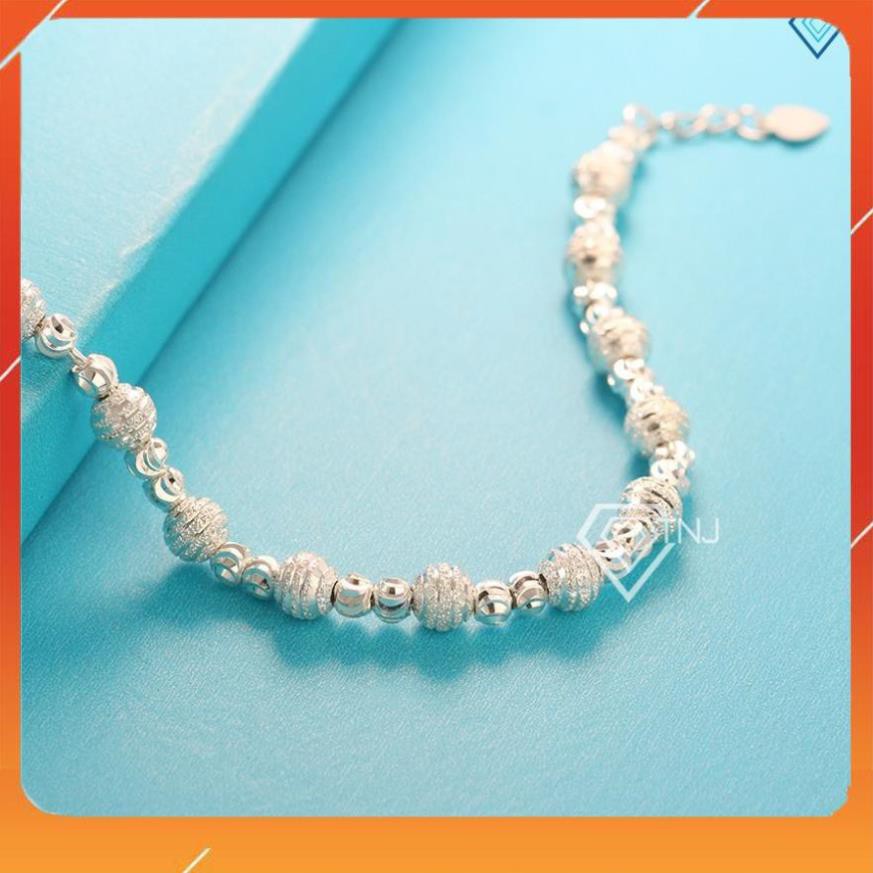 ⚡ KHUYỄN MÃI ⚡ Lắc tay bạc nữ, vòng tay bạc nữ hình bi bạc độc đáo và sang trọng LTN0146 - Trang Sức TNJ | BigBuy360 - bigbuy360.vn