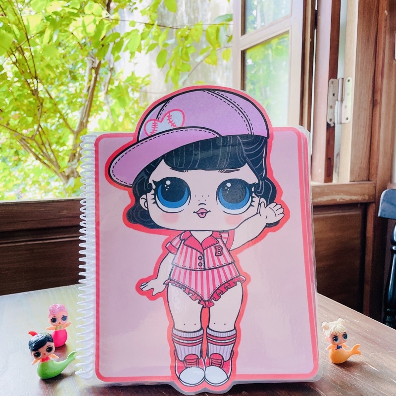 - Bộ sưu tập thời trang Lol suprise, học liệu thay quần áo búp bê, bóc dán montessori