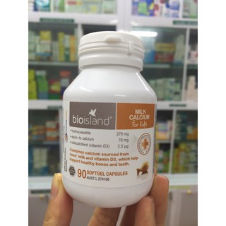 Canxi milk bioisland 90 viên