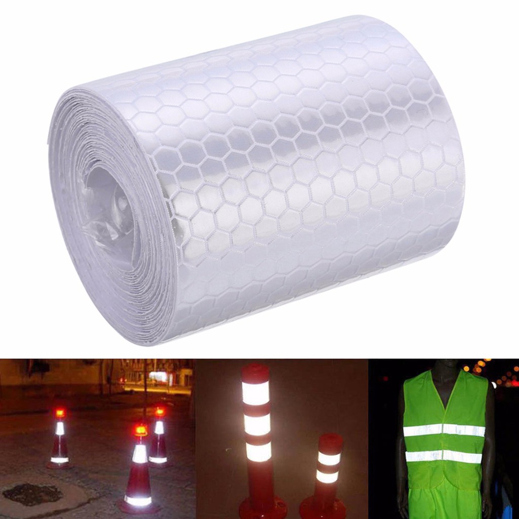 Cuộn Băng Dính Phản Quang Cảnh Báo An Toàn Kích Thước 3m