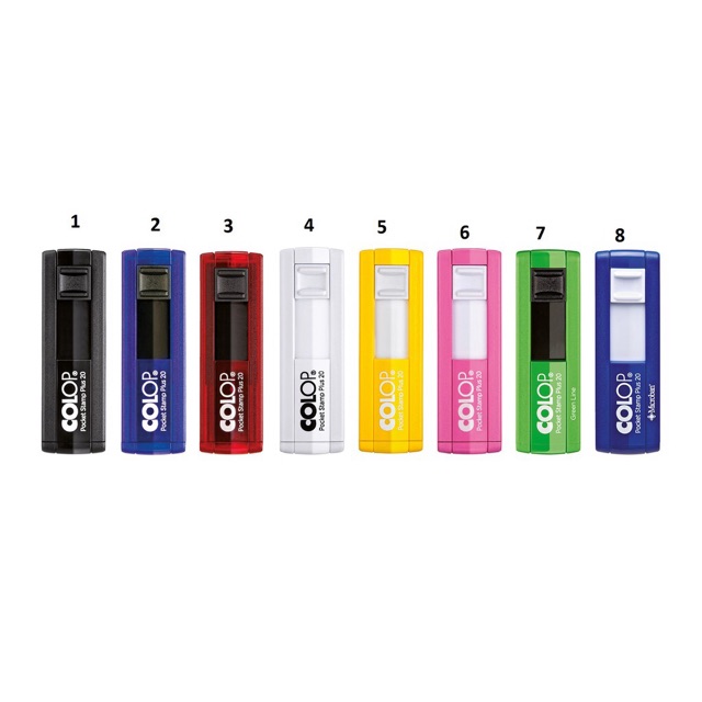 Dấu dạng USB liền mực bỏ túi COLOP POCKET-20 [2 dòng-3 từ]