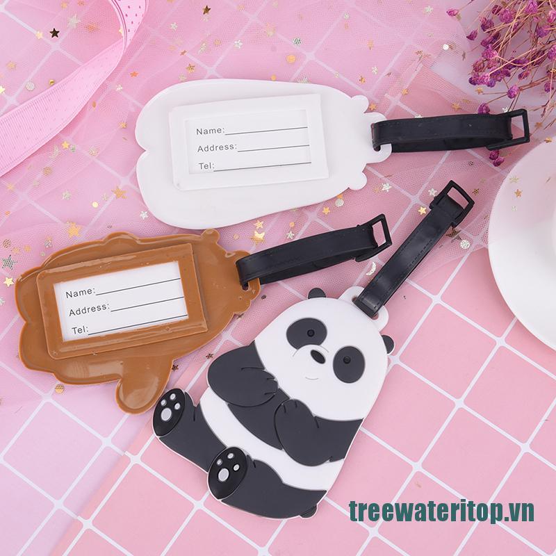 < Ritop < Ritop >Al We Bare Bears Travel Tag Travel Accessories