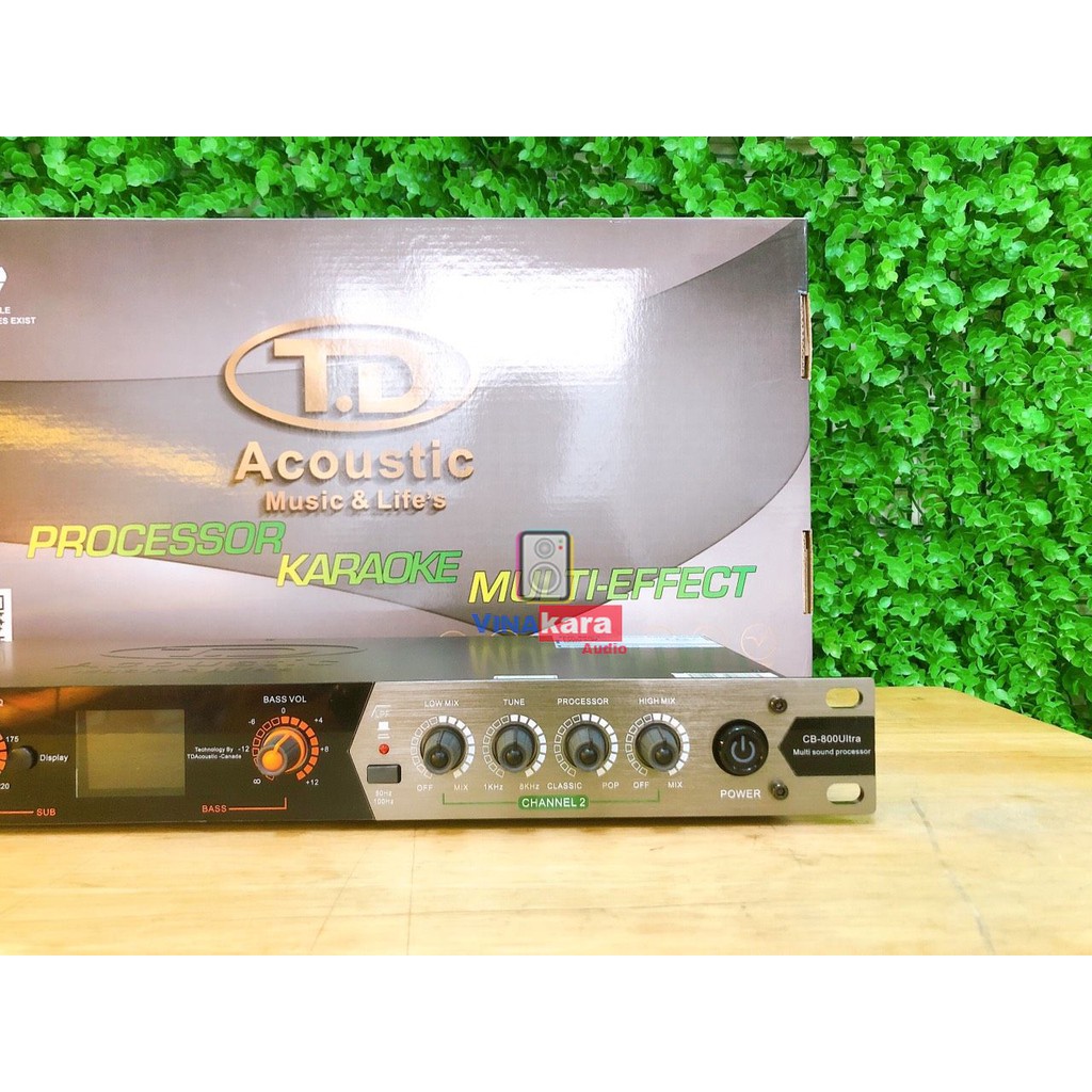 Nâng tiếng TD Acoustic CB-800 Ultra chính hãng🎤 💕👌, tăng bass, trelb, cắt sup chuyên nghiệp