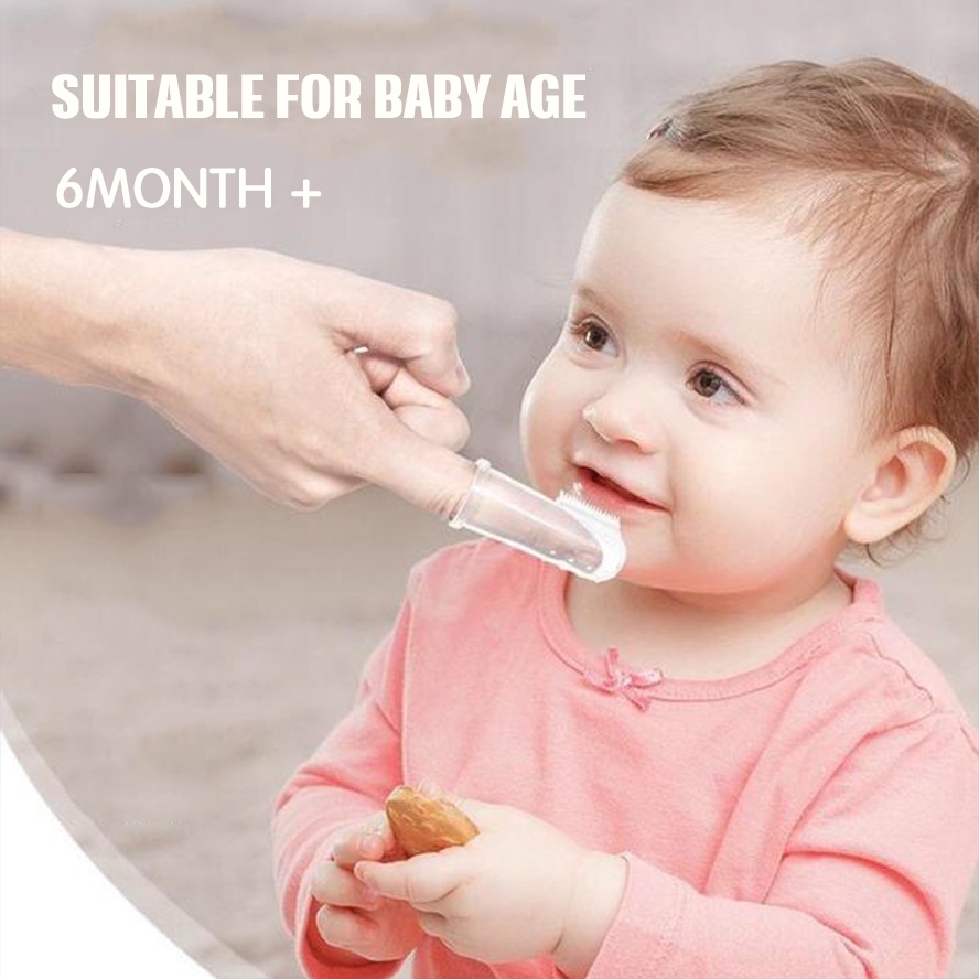 Bàn Chải Đánh Răng Bằng Silicone Cho Bé