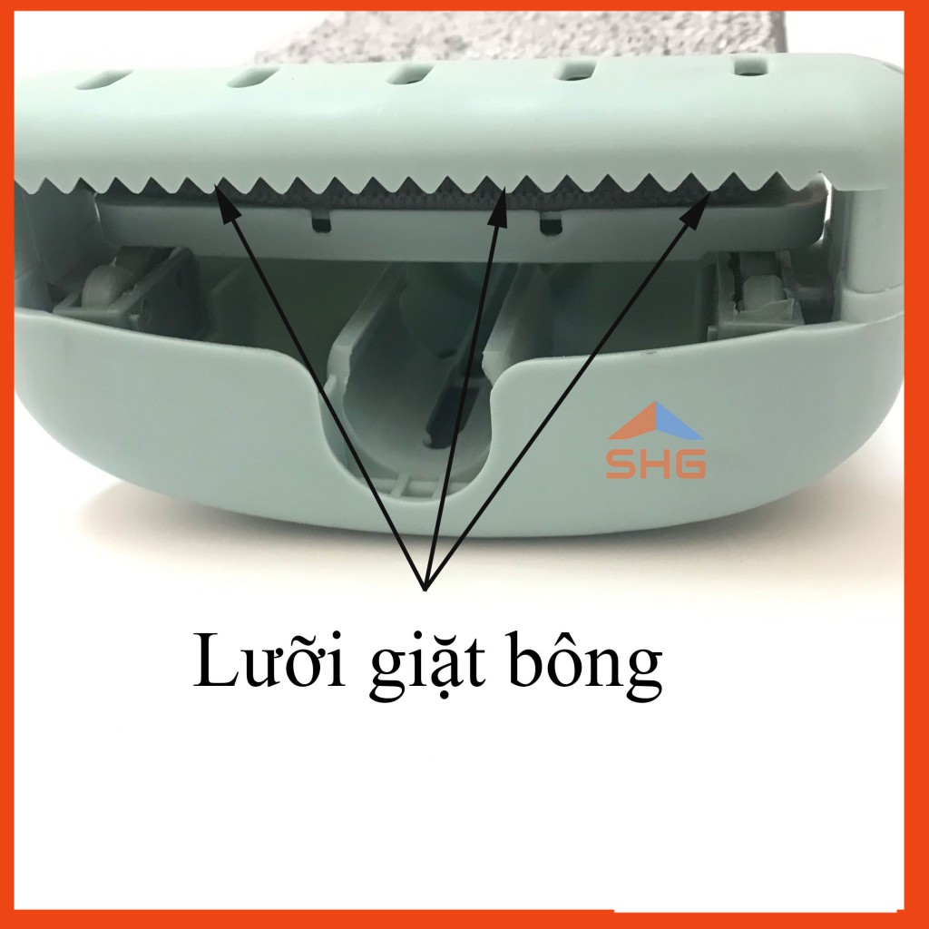 Cây lau nhà tự vắt cao cấp 42 cm kèm theo hai bông lau hình chữ nhật