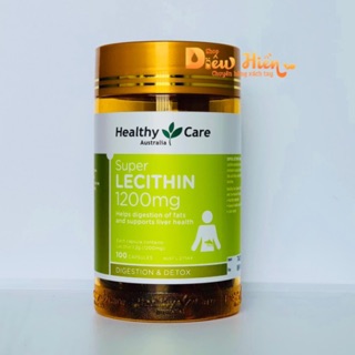 Mầm đậu nành Lecithin Healthy Care 1200mg 100 viên