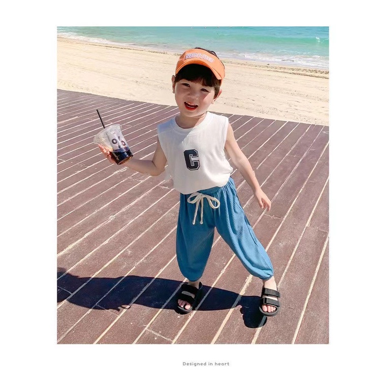 [Babycat] Hàng Có Sẵn Quần Ống Rộng Siêu Nhẹ Chống Muỗi Phong Cách Nhật Bản Hàn Quốc Thời Trang Mùa Hè Hàng Mới Dành Cho Bé Trai Bé Trai Và Bé Gái