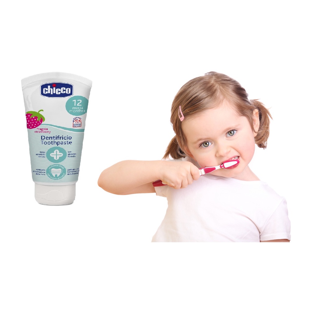 Kem đánh răng Chicco hương Dâu 15ml