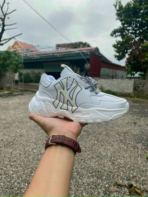 Giày sneakers đế 5cm NY New York Boston LA
