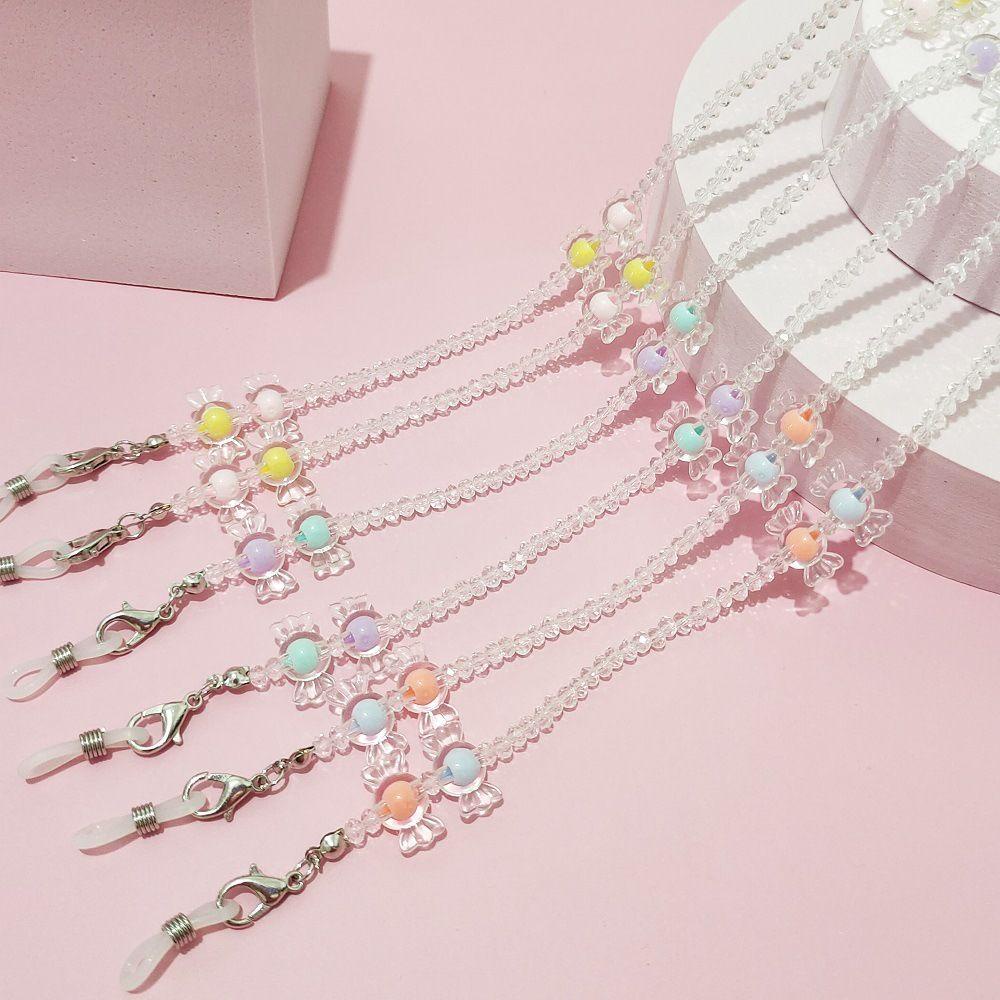 Dây Đeo Mắt Kính Xỏ Hạt Màu Kẹo Dễ Thương