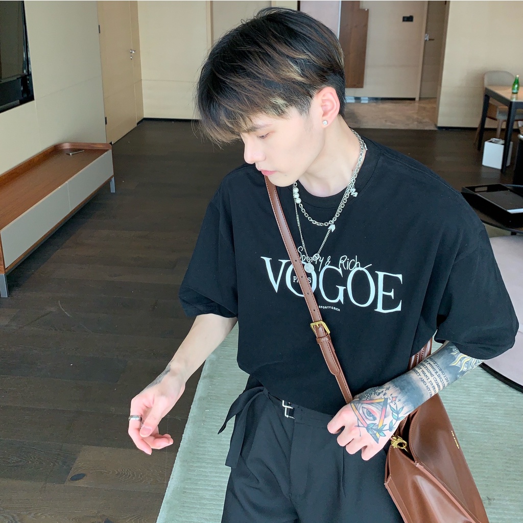 Áo nam Ngắn Tay In Hình Thời Trang