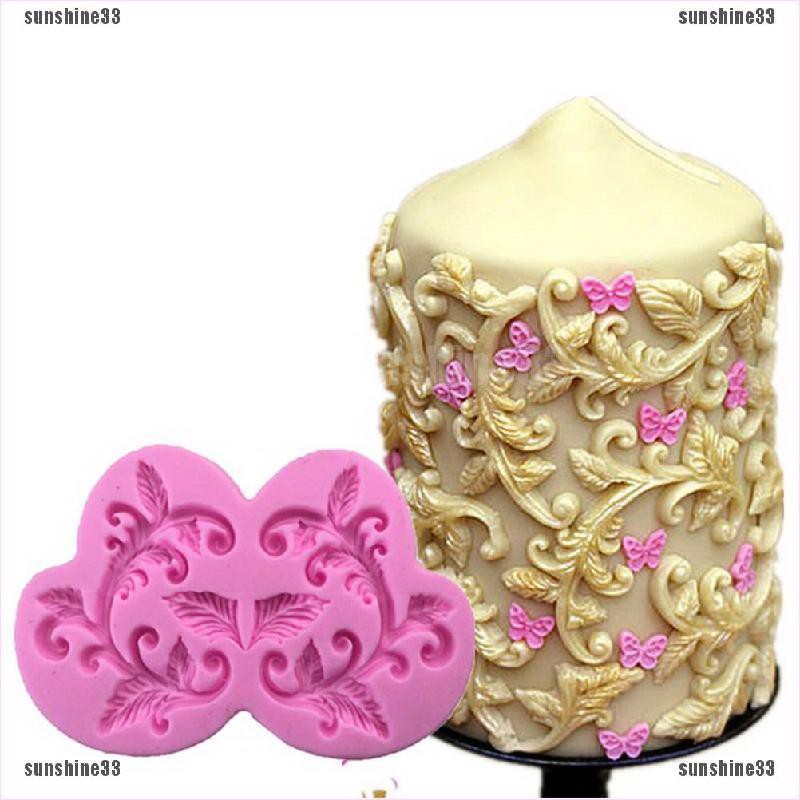 Khuôn Silicone Tạo Hình Dây Hoa Trang Trí Bánh DIY