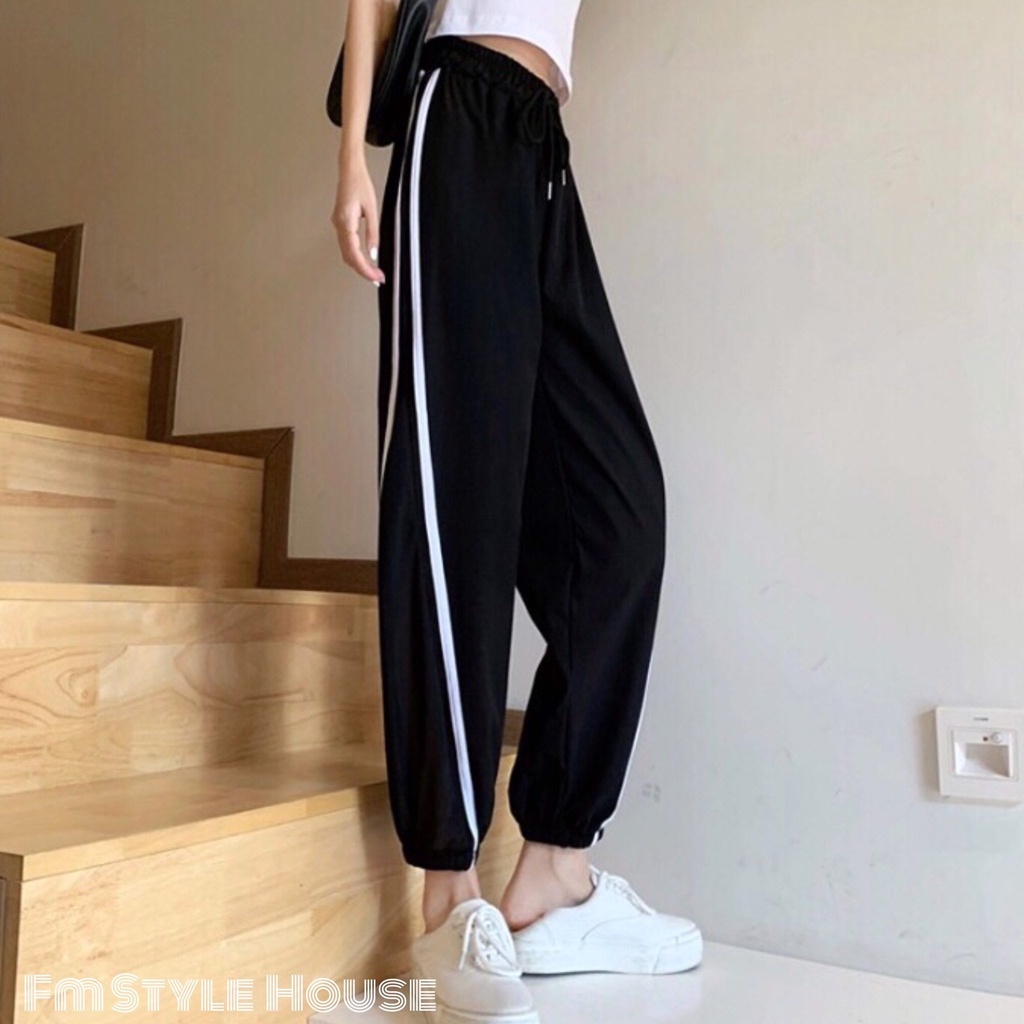 Quần jogger đũi nữ FMStyle ống chun cá tính lưng thun dễ phối đồ phong cách ullzang thể thao 210913150 | BigBuy360 - bigbuy360.vn