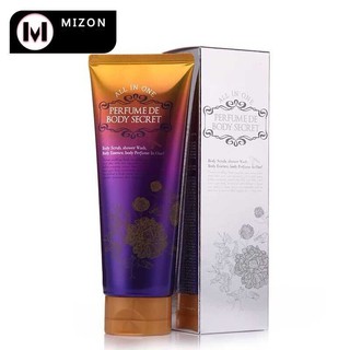 Sữa tắm Dưỡng trắng hương nước hoa Mizon All in One Perfume De Body Secret 200ml