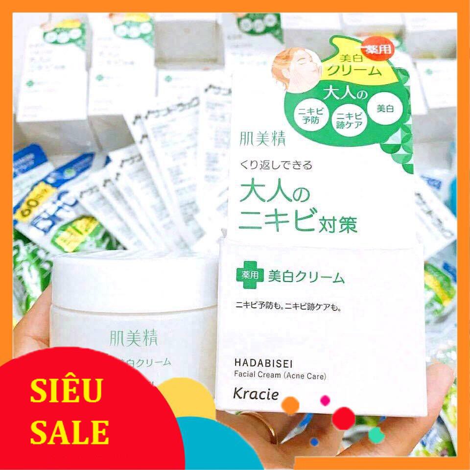 FreeShip Giá Sốc -  Kem dưỡng da mụn Kracie Hadabisei Facial Cream (Acne Care)