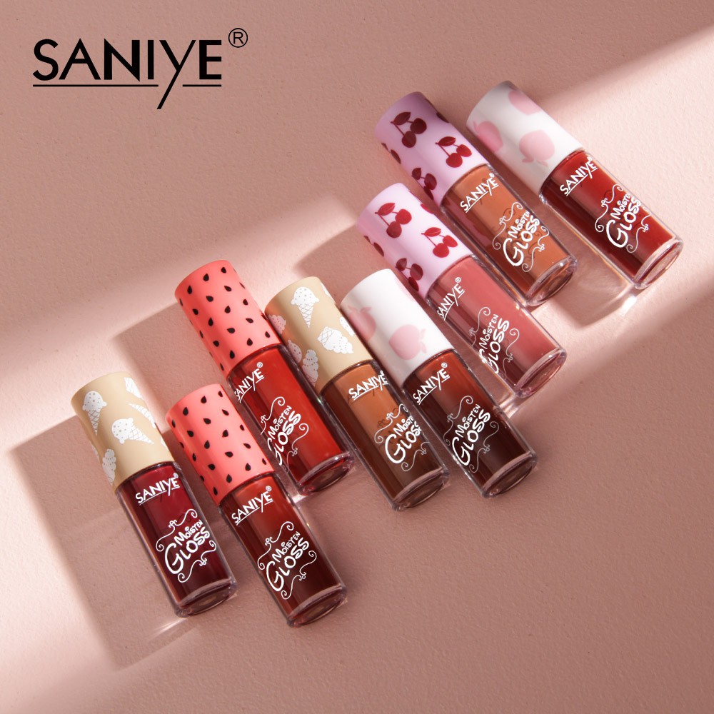 Son tint trái cây SANIYE L1152 dưỡng ẩm chống thấm nước 4ml