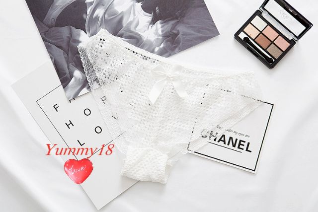 Quần lót ren lưới nơ xinh sexy Candy