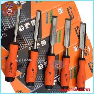 Bộ đục gỗ, khắc gỗ, tiện gỗ đa năng cầm tay 12-25mm Kapusi