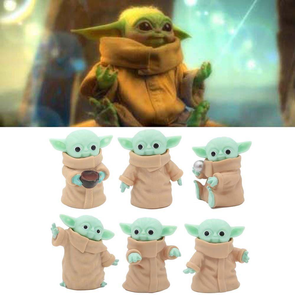 Mô Hình Nhân Vật Yoda Trong Phim Hoạt Hình Star Wars Trang Trí Xe Hơi