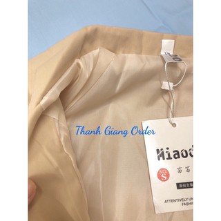 Order _ Khoác dáng Hàn 2 lớp dày dặn size S