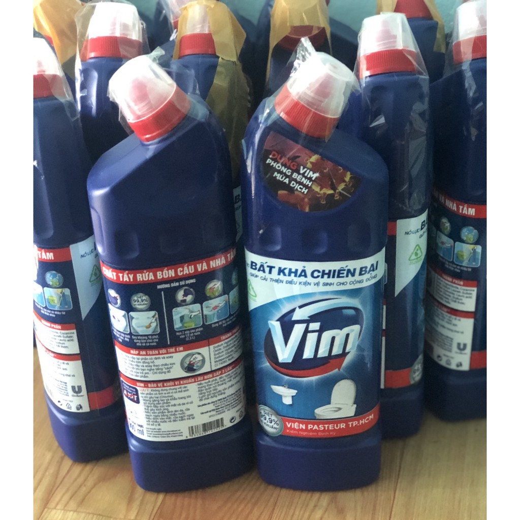(COMBO) 03 Nước tẩy rửa bồn cầu Vim 900ml