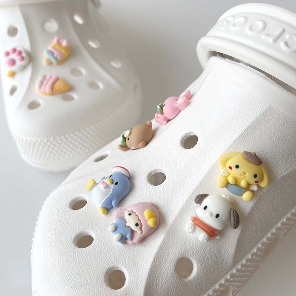 [Deco] Giày Crocs Trang Trí Hình Động Vật Cho Bé (8 Loại)